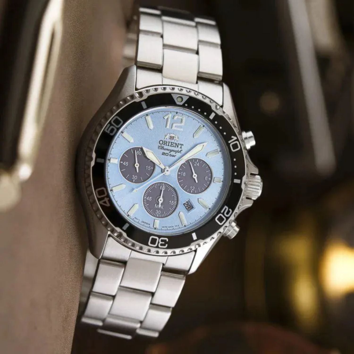 Orient Sports Solar Ice Blue 42.8mm