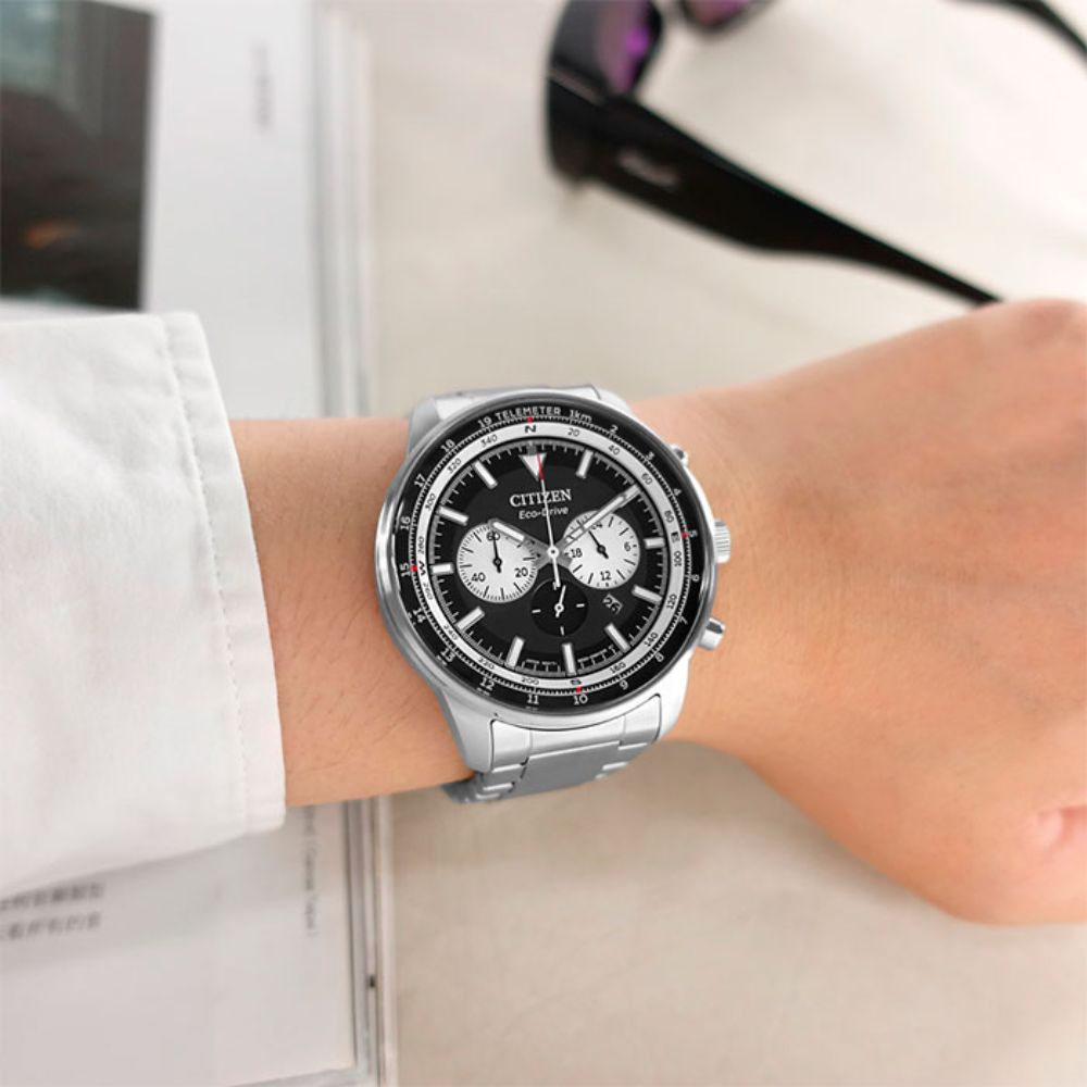 Citizen Eco-Drive Chrono Black 44m