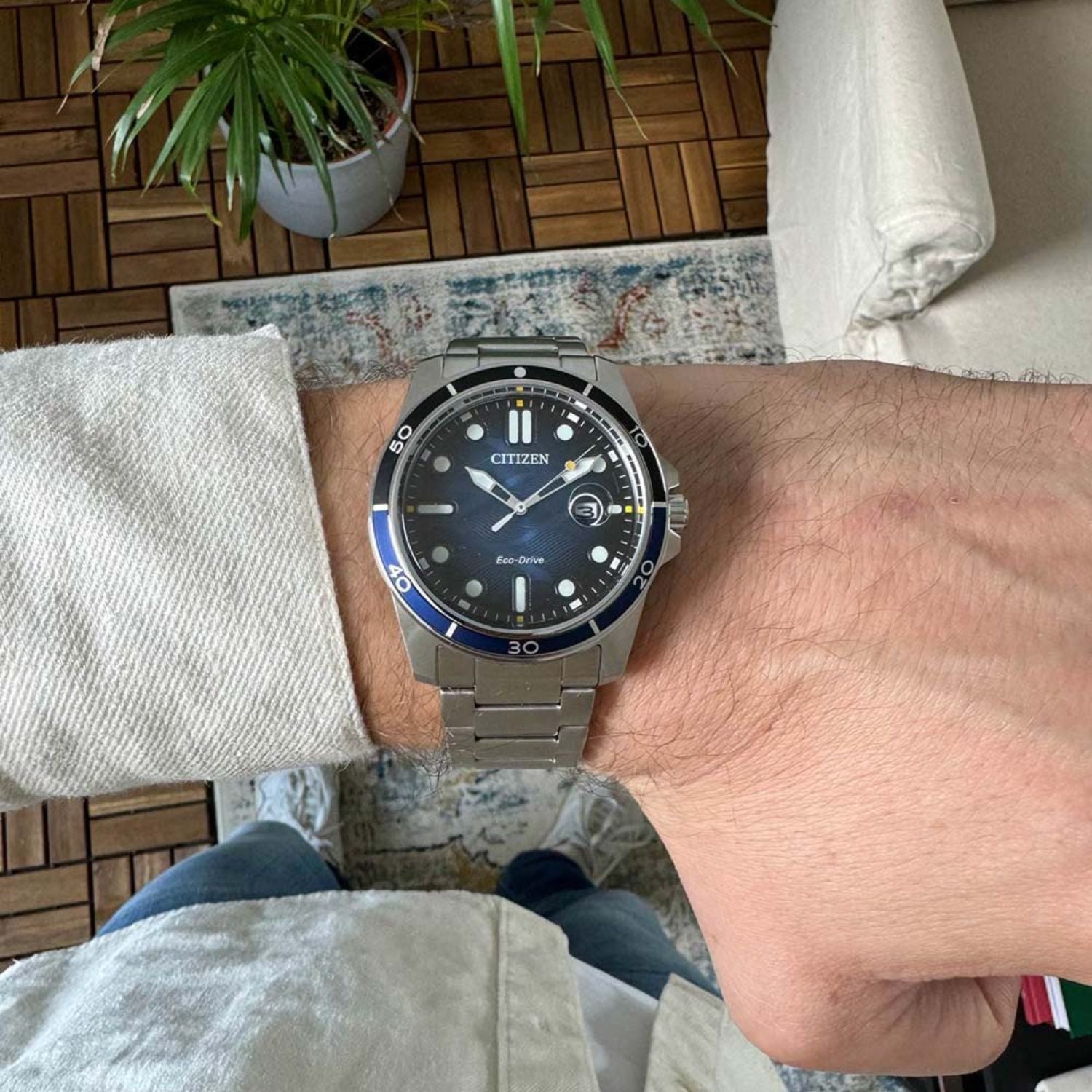 Citizen Marine 1810 Eco-Drive Azul 41.5mm