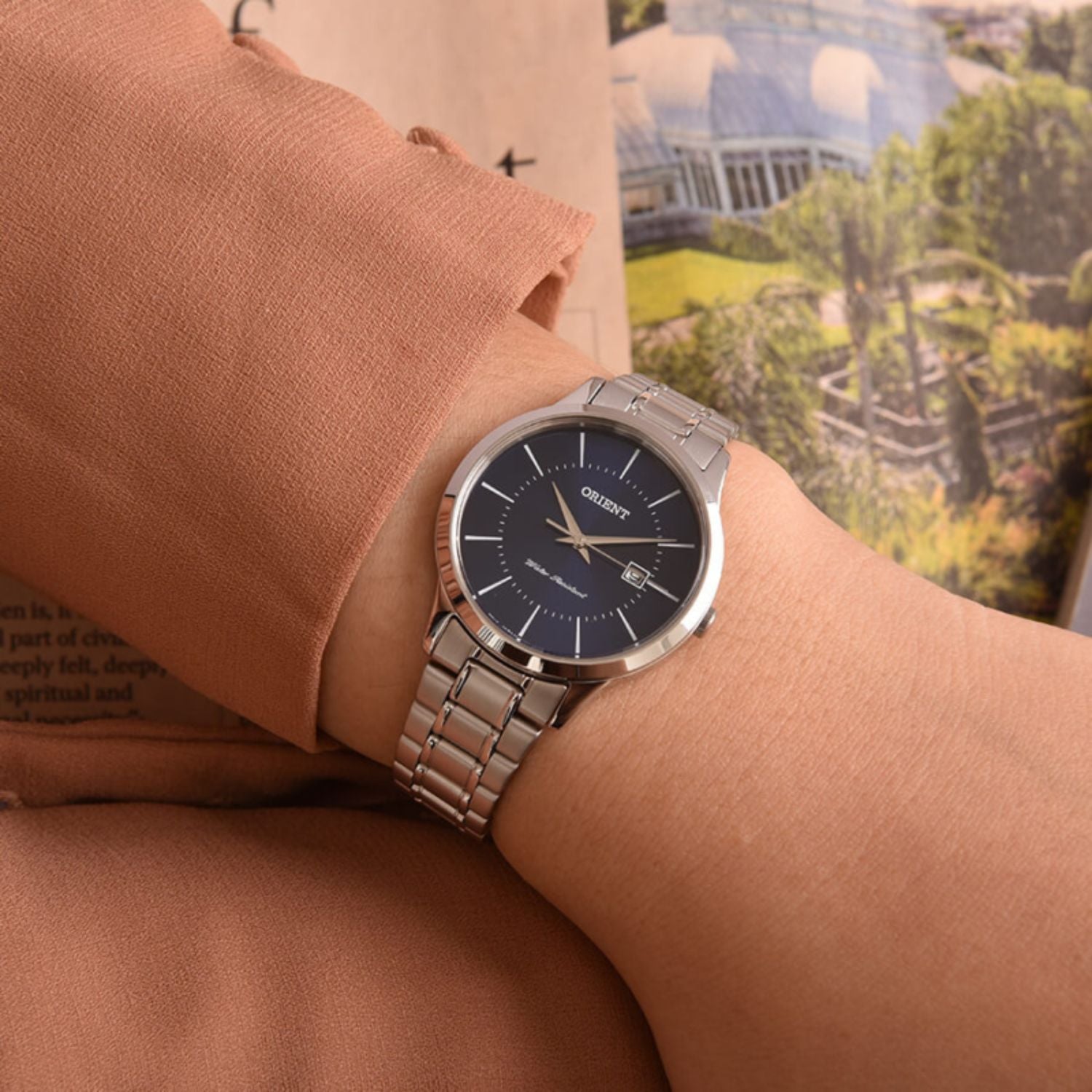 Orient Contemporary Bracelet Blue Ladies 30mm