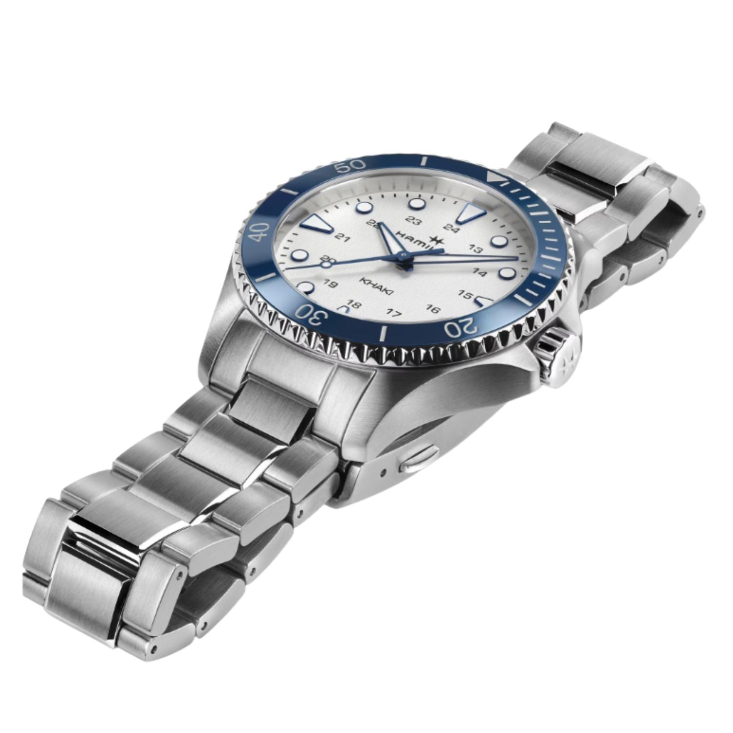 Hamilton Khaki Navi Scuba Quartz Silver 37mm