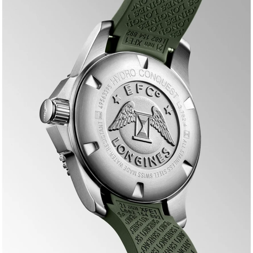 Longines Hydroconquest Automatic Ceramic Green Rubber 43mm