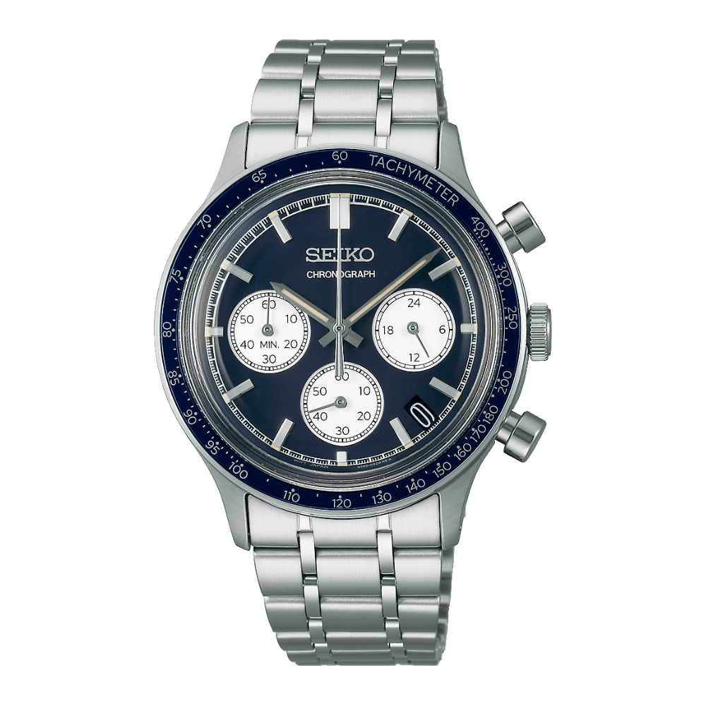 Seiko Sport Chronograph Blue SSB477P1 38.7mm
