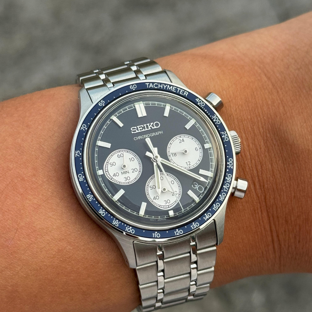 Seiko Sport Chronograph Blue SSB477P1 38.7mm