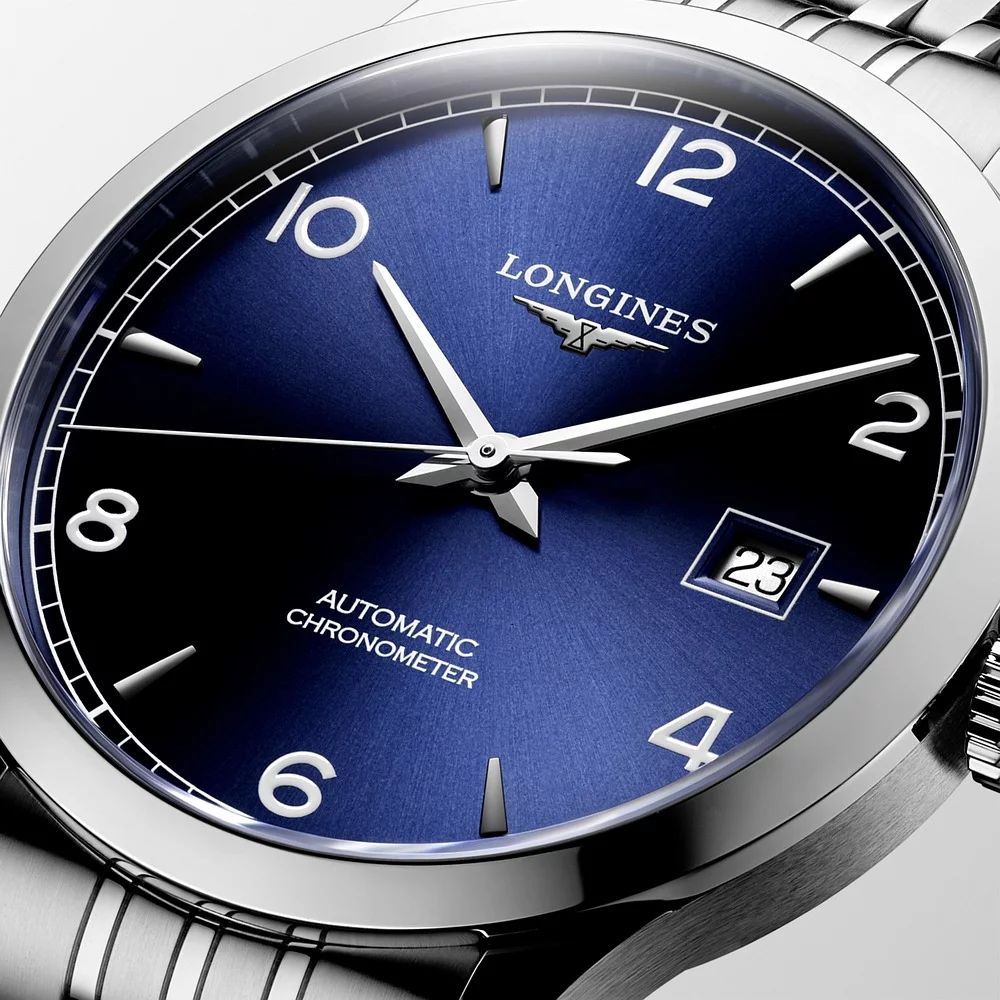 Longines Record Automatic Chronometer Blue 38.5mm