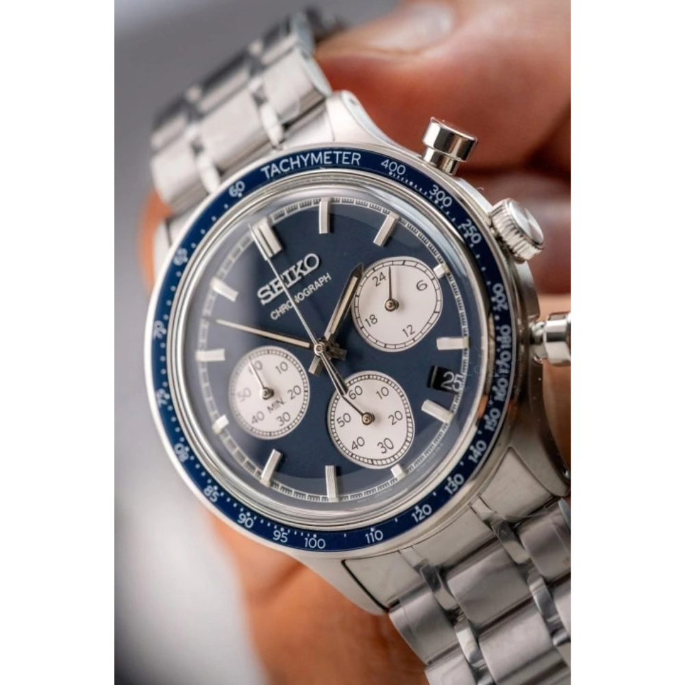 Seiko Sport Chronograph Blue SSB477P1 38.7mm