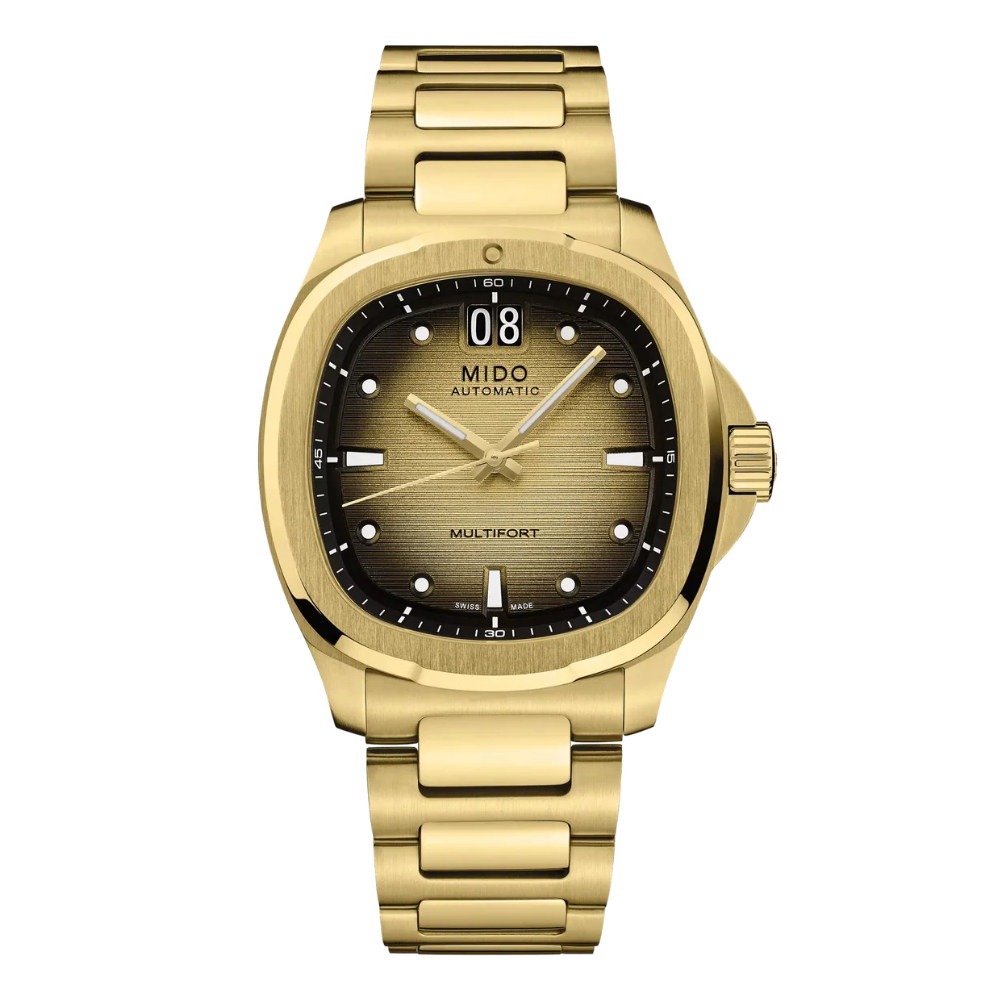 Mido Multifort TV Big Date Yellow 39mm