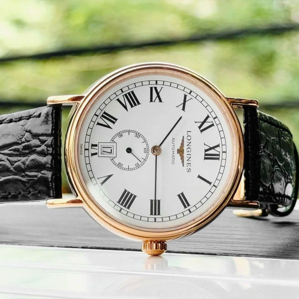 Longines Presence Automatic Small Seconds Rose Gold 38.5mm