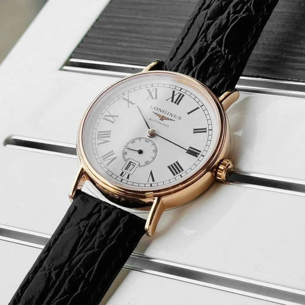 Longines Presence Automatic Small Seconds Rose Gold 38.5mm