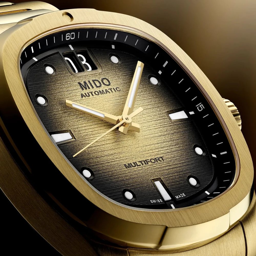 Mido Multifort TV Big Date Yellow 39mm