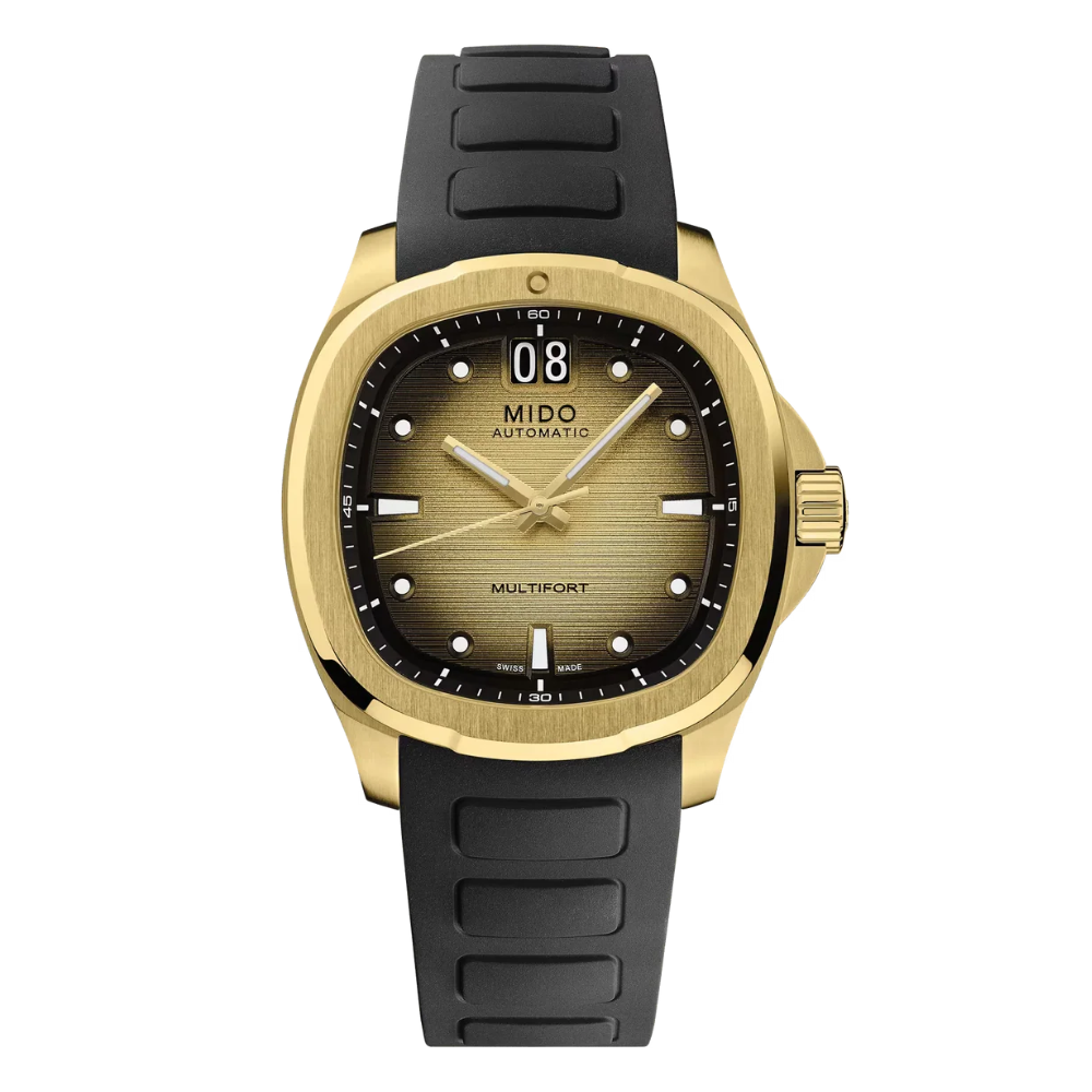 Mido Multifort TV Big Date Yellow 39mm
