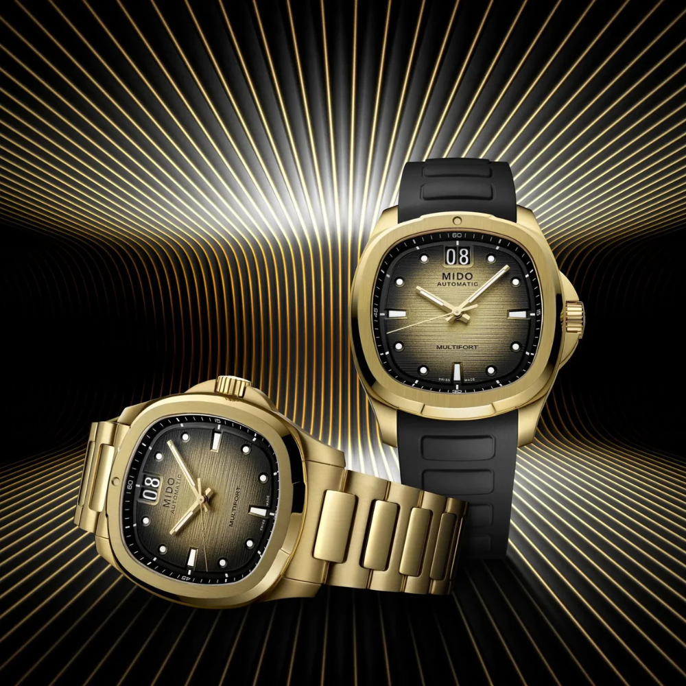 Mido Multifort TV Big Date Yellow 39mm