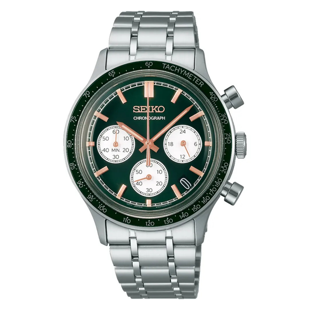 Seiko Sport Chronograph Green SSB481P1 38.7mm