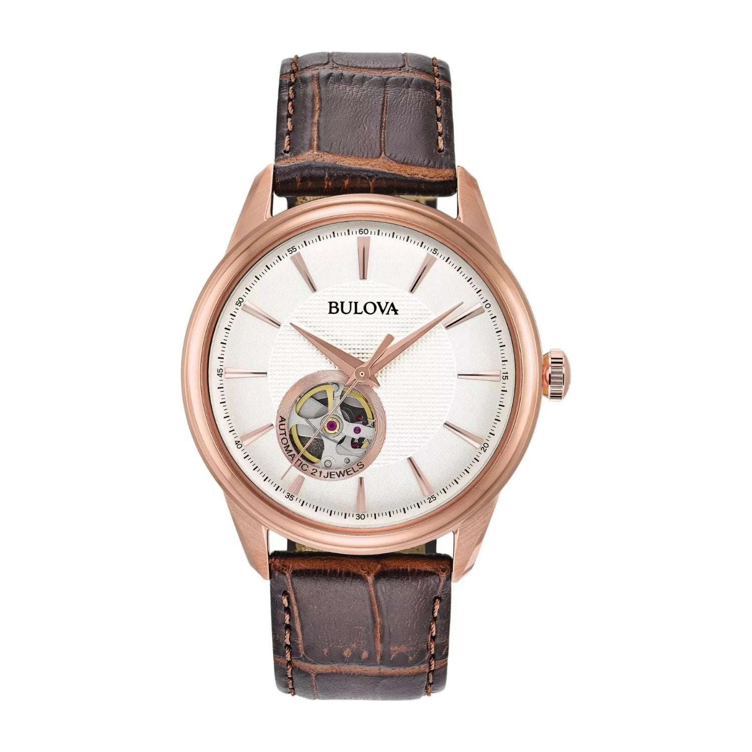 Bulova Gents Open Heart 97A133 41mm