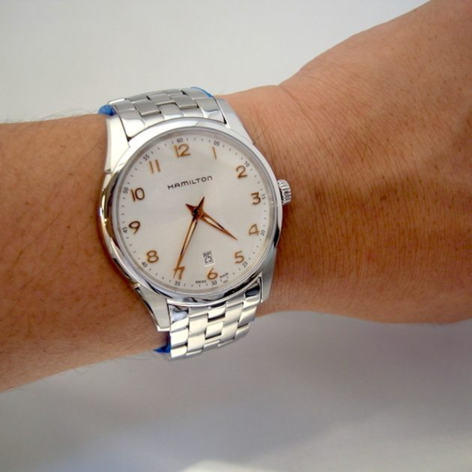 Hamilton Jazzmaster Thinline Silver 42mm