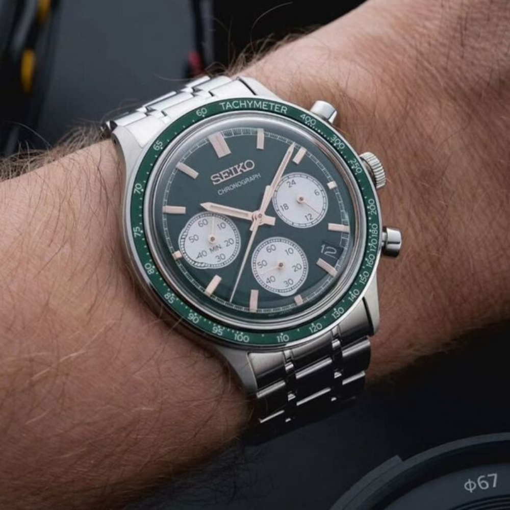 Seiko Sport Chronograph Green SSB481P1 38.7mm
