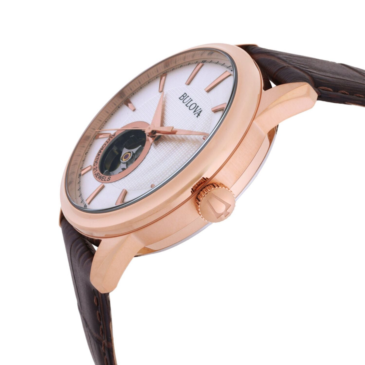 Bulova Gents Open Heart 97A133 41mm