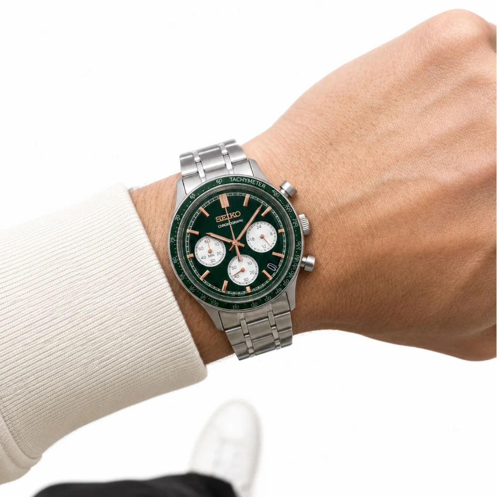 Seiko Sport Chronograph Green SSB481P1 38.7mm