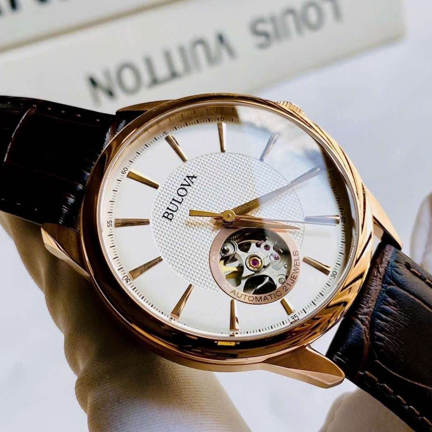 Bulova Gents Open Heart 97A133 41mm