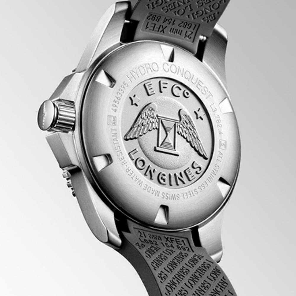 Longines Hydroconquest Automatic Ceramic Grey Rubber 43mm