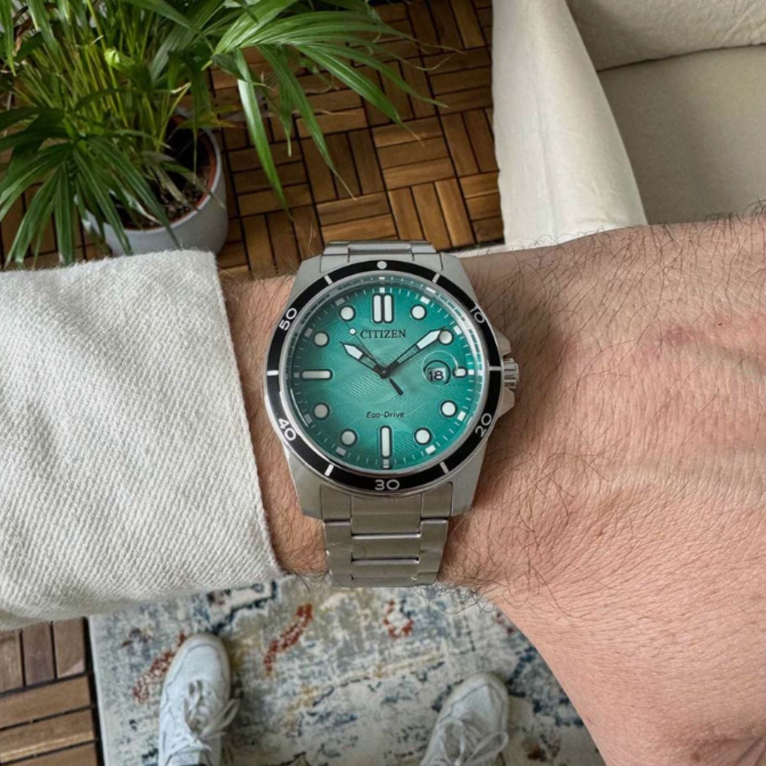 Citizen Marine 1810 Eco-Drive Turquesa 41.5mm