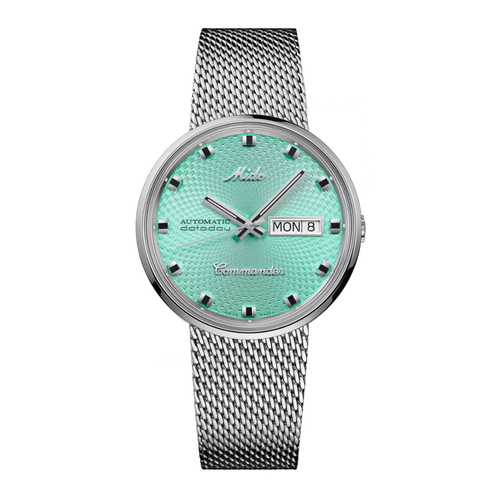 Mido Commander 1959 Turquoise 37mm