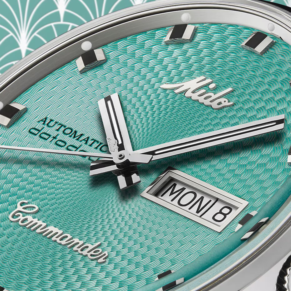 Mido Commander 1959 Turquoise 37mm
