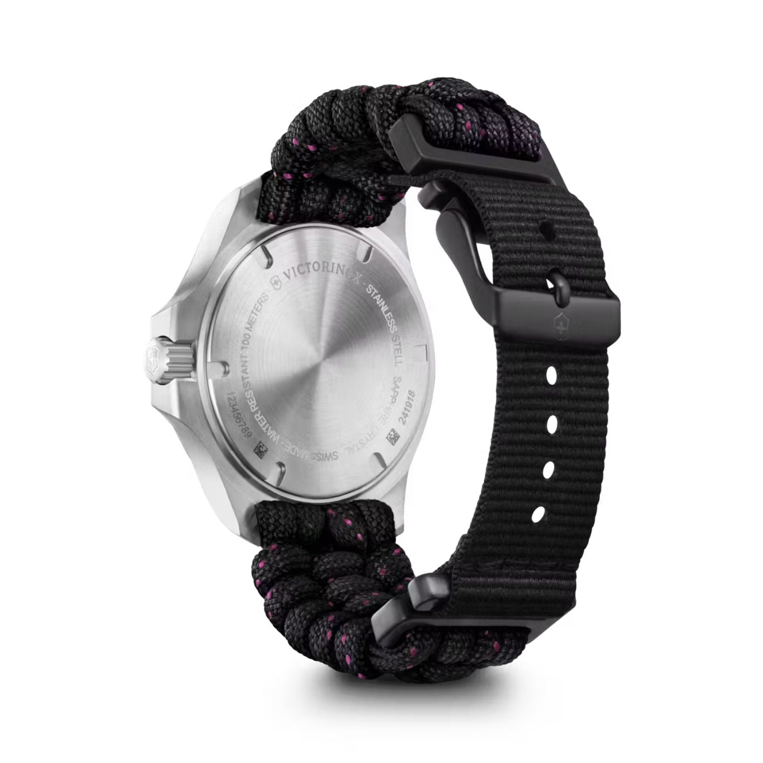 Victorinox I.N.O.X Black Paracord Ladies Watch 37mm