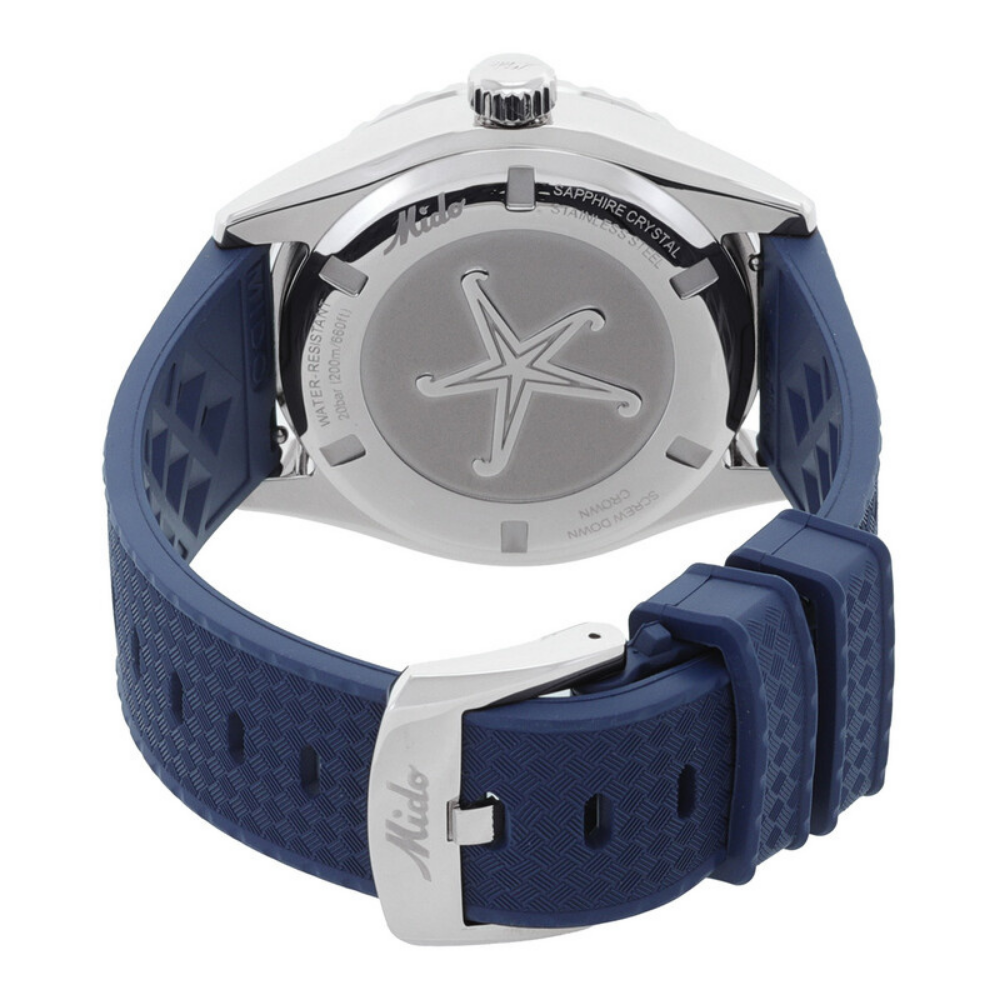Mido Ocean Star Decompression Worldtimer Automatic Blue 40.5mm