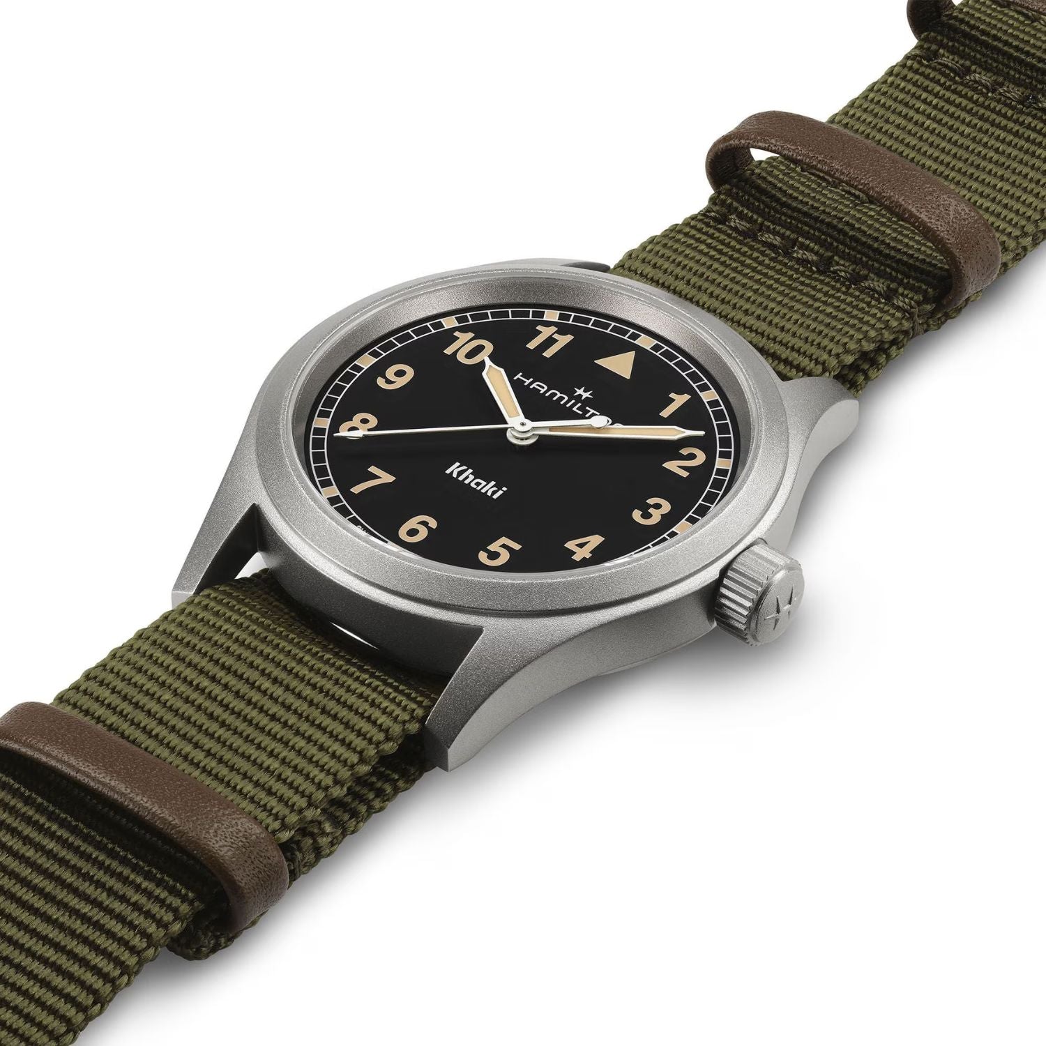 Hamilton Khaki Field Quartz Black Nylon 38mm