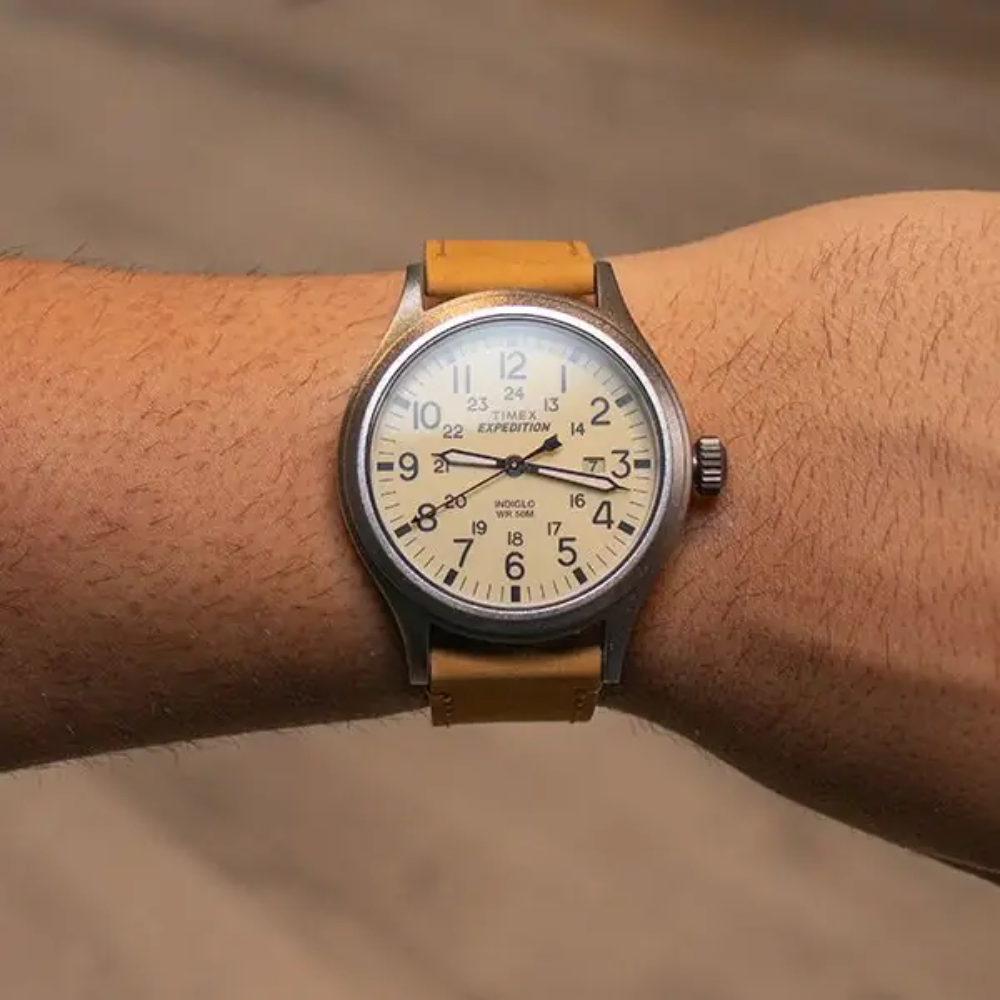 Timex Expedition Scout Cream Leather 40mm