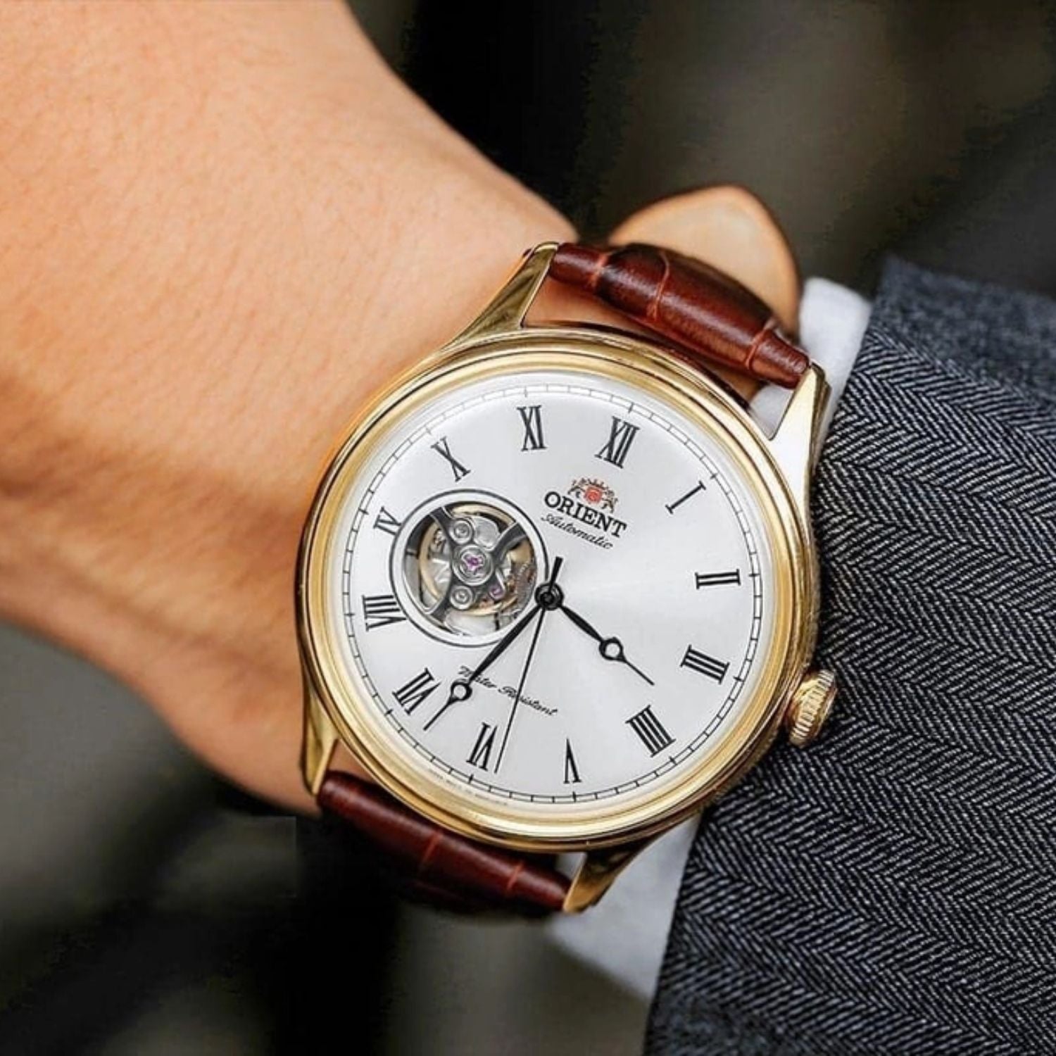 Orient Open Heart White 43mm