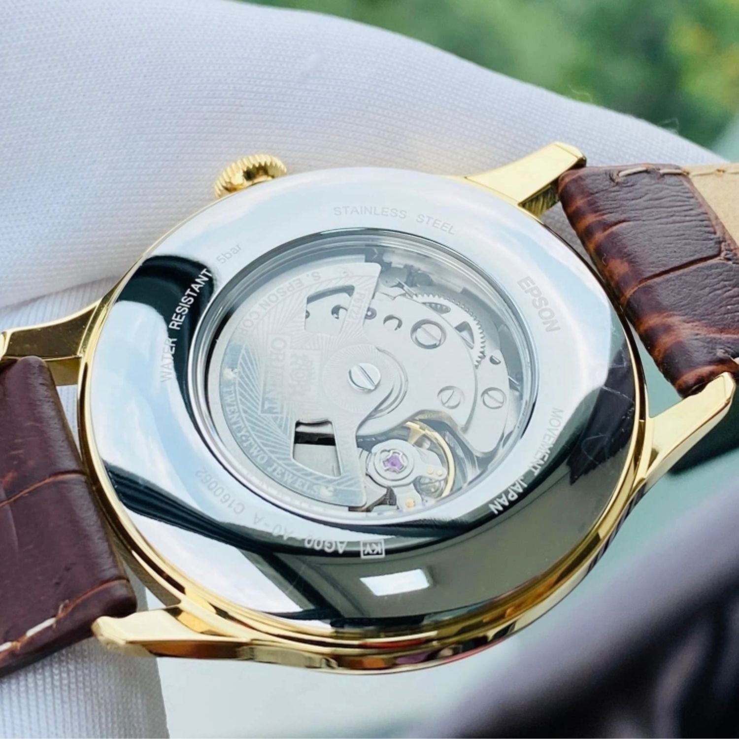 Orient Open Heart White 43mm