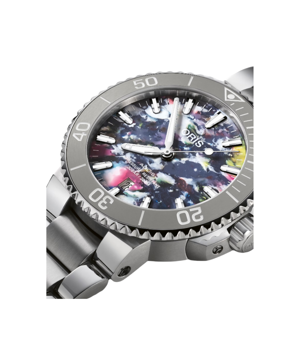 Oris Aquis Date Rainbow Upcycle 41.5mm