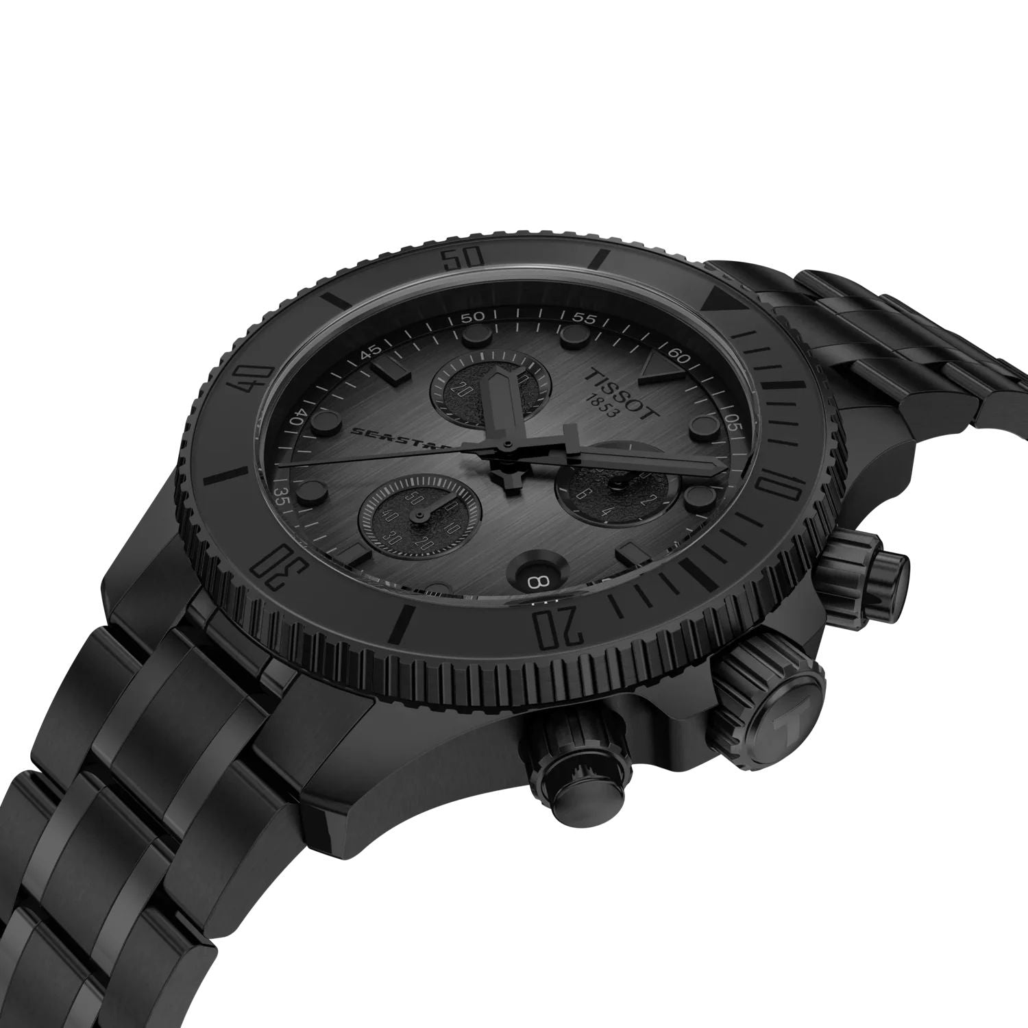 Tissot Seastar 1000 Chronograph Stealth Black 38mm