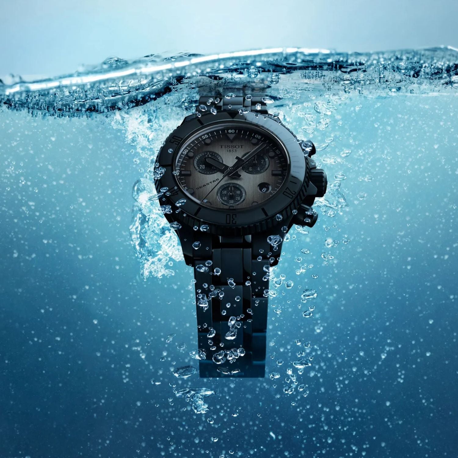 Tissot Seastar 1000 Chronograph Stealth Black 38mm