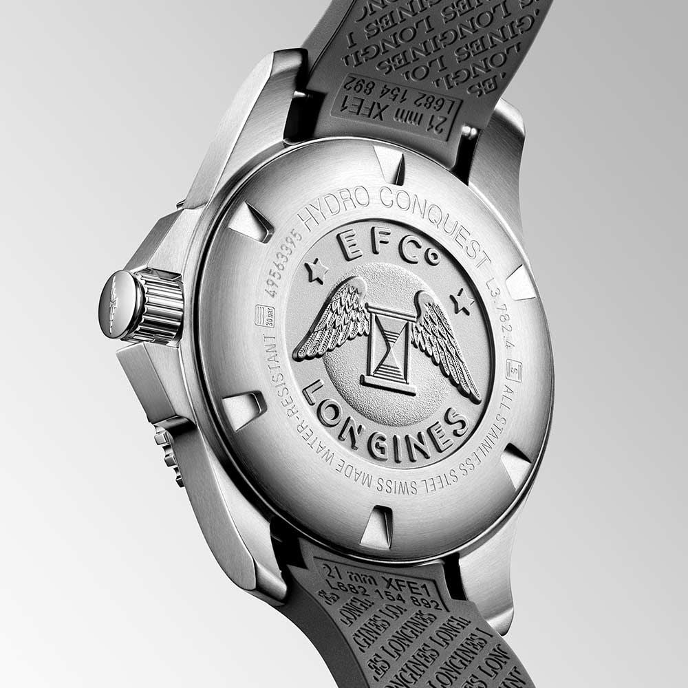 Longines Hydroconquest Automatic Ceramic Grey Rubber 41mm