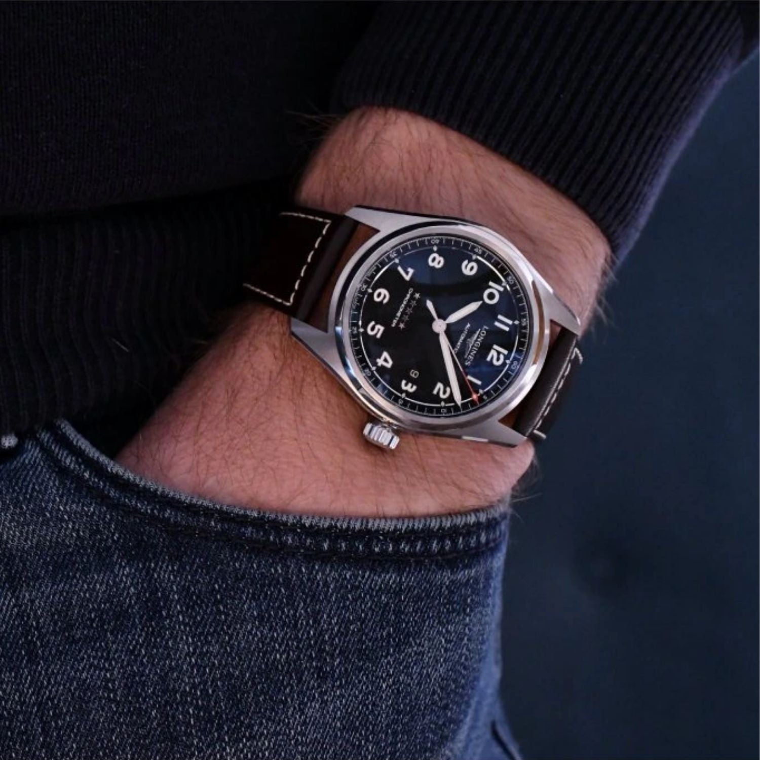 Longines Spirit Automatic Black 42mm