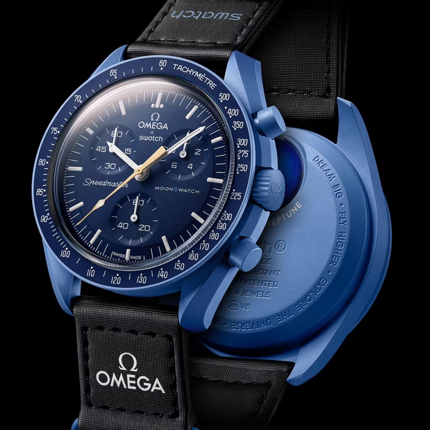 Bioceramic MoonSwatch Mision to Neptune 42mm