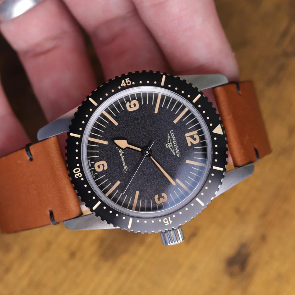 Longines Heritage Skin Diver Black 42mm
