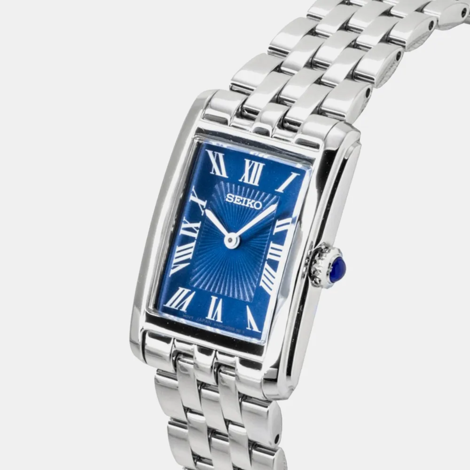 Seiko Tank Steel Ladies Blue SWR085P1 22mm