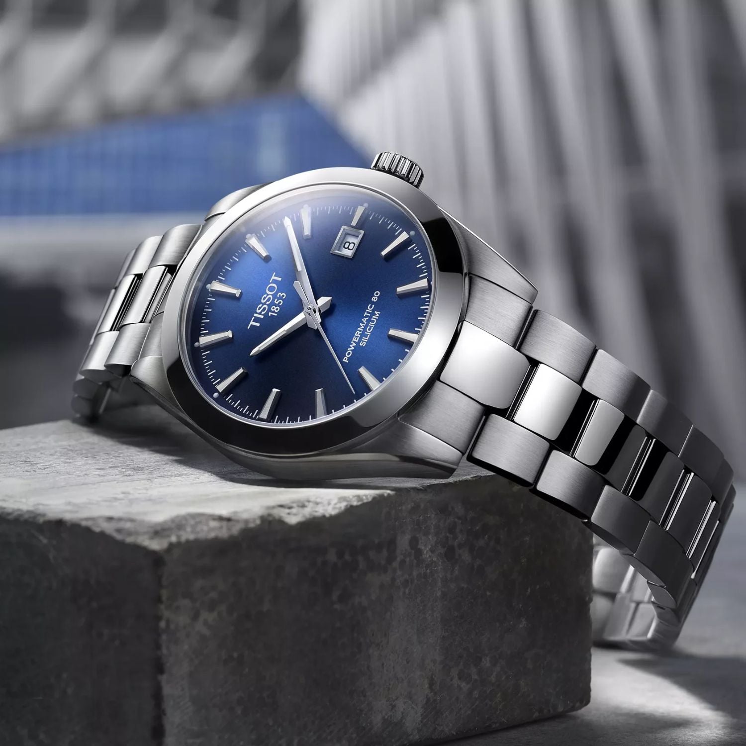 Tissot Gentleman Powermatic 80 Silicium Blue 40mm