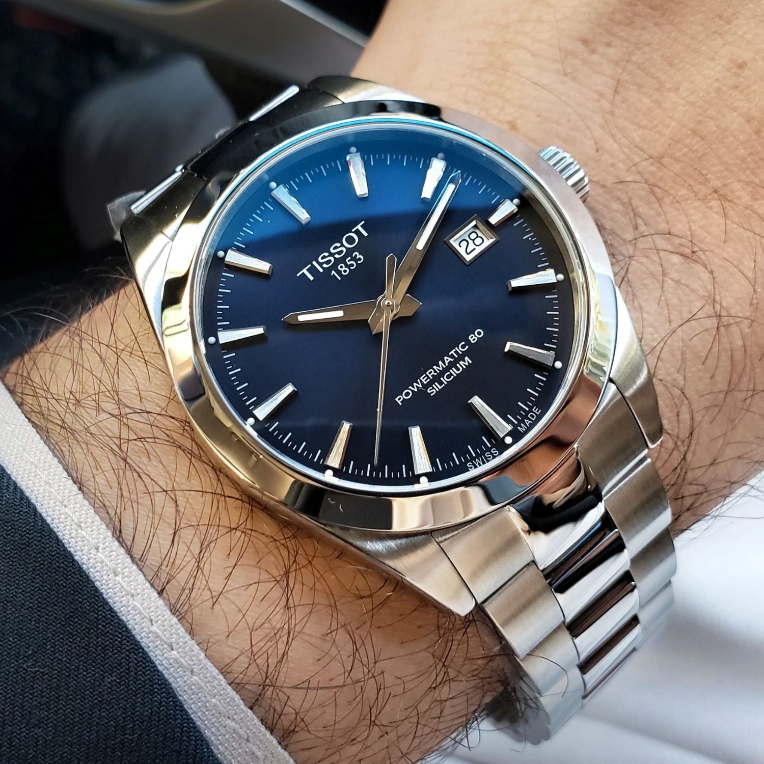 Tissot Gentleman Powermatic 80 Silicium Blue 40mm