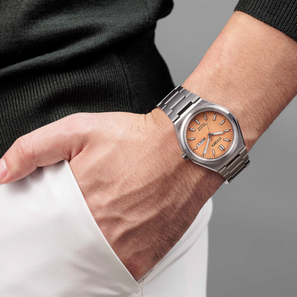 Citizen Zenshin Eco-Drive Salmon 39.5mm