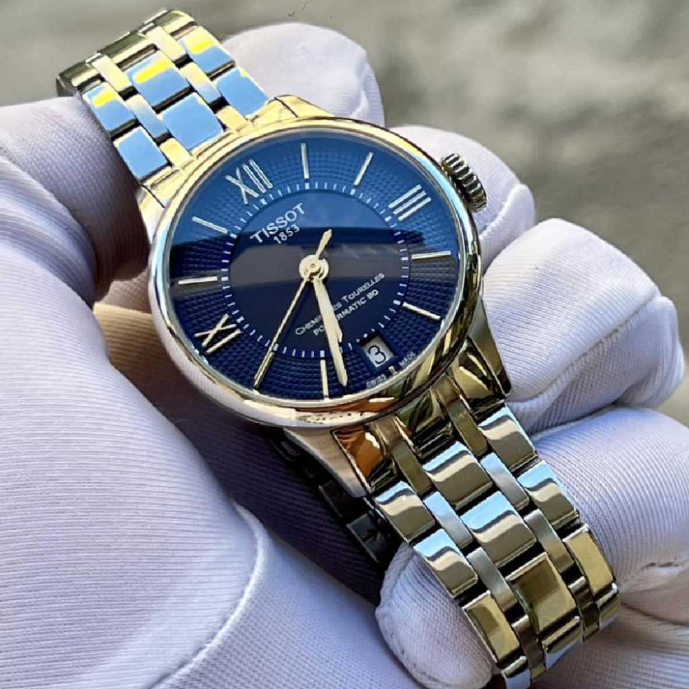 Tissot Chemin Des Tourelles Blue Ladies 32mm