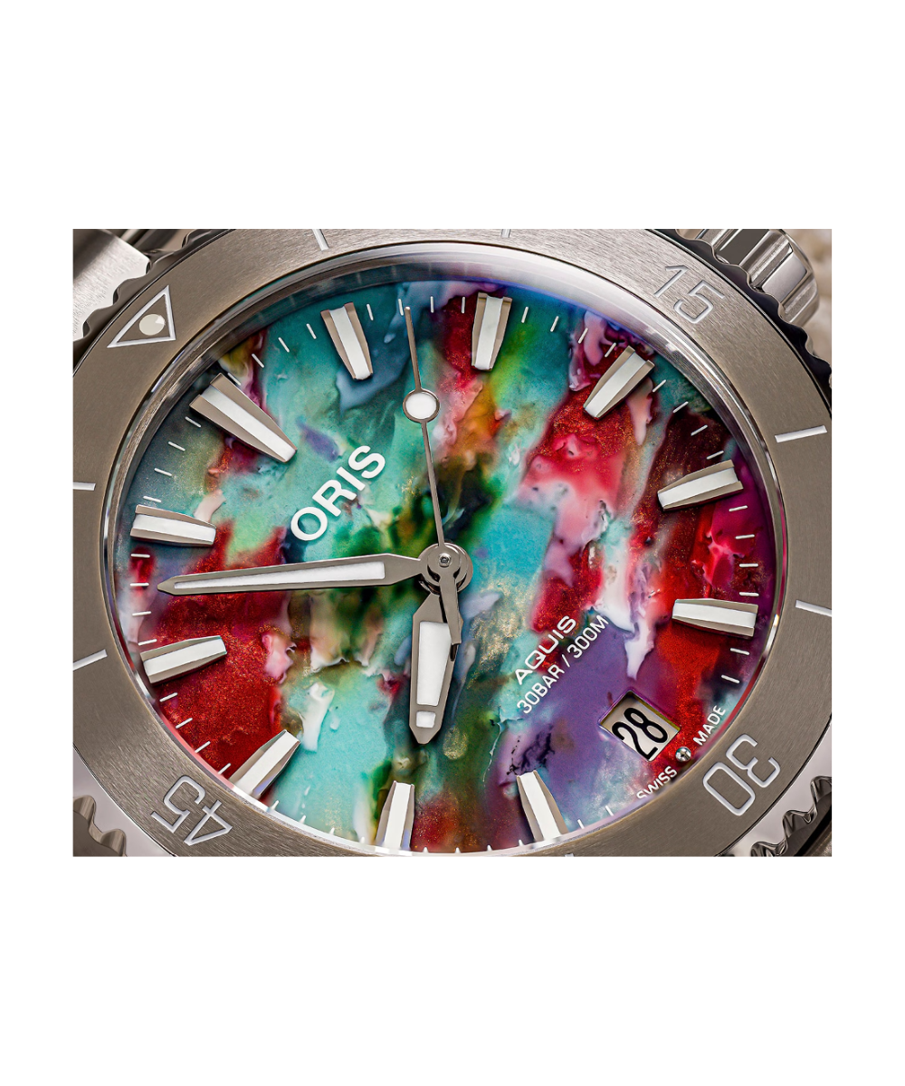 Oris Aquis Date Rainbow Upcycle 36.5mm