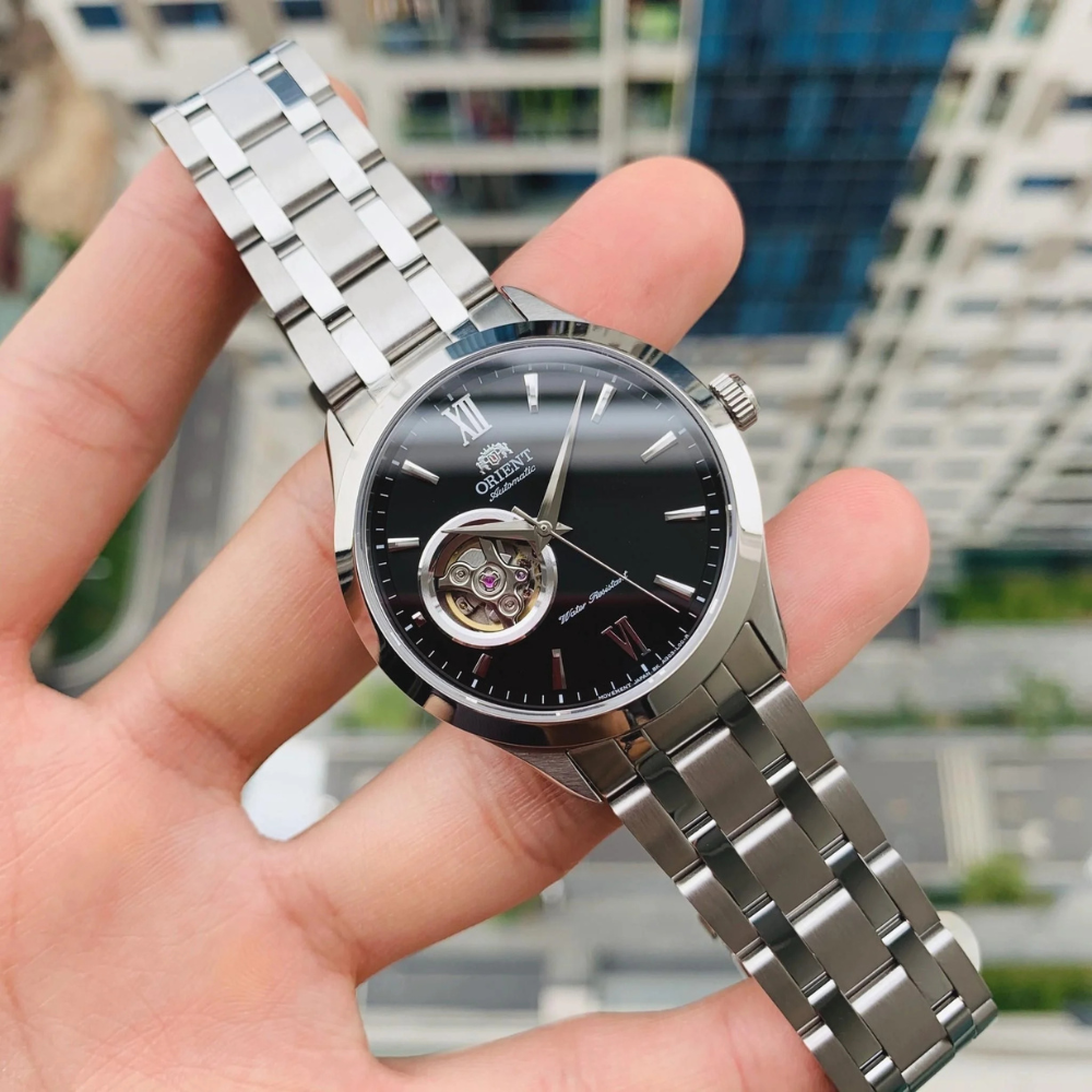 Orient Contemporary Open Heart Silver 38.5mm