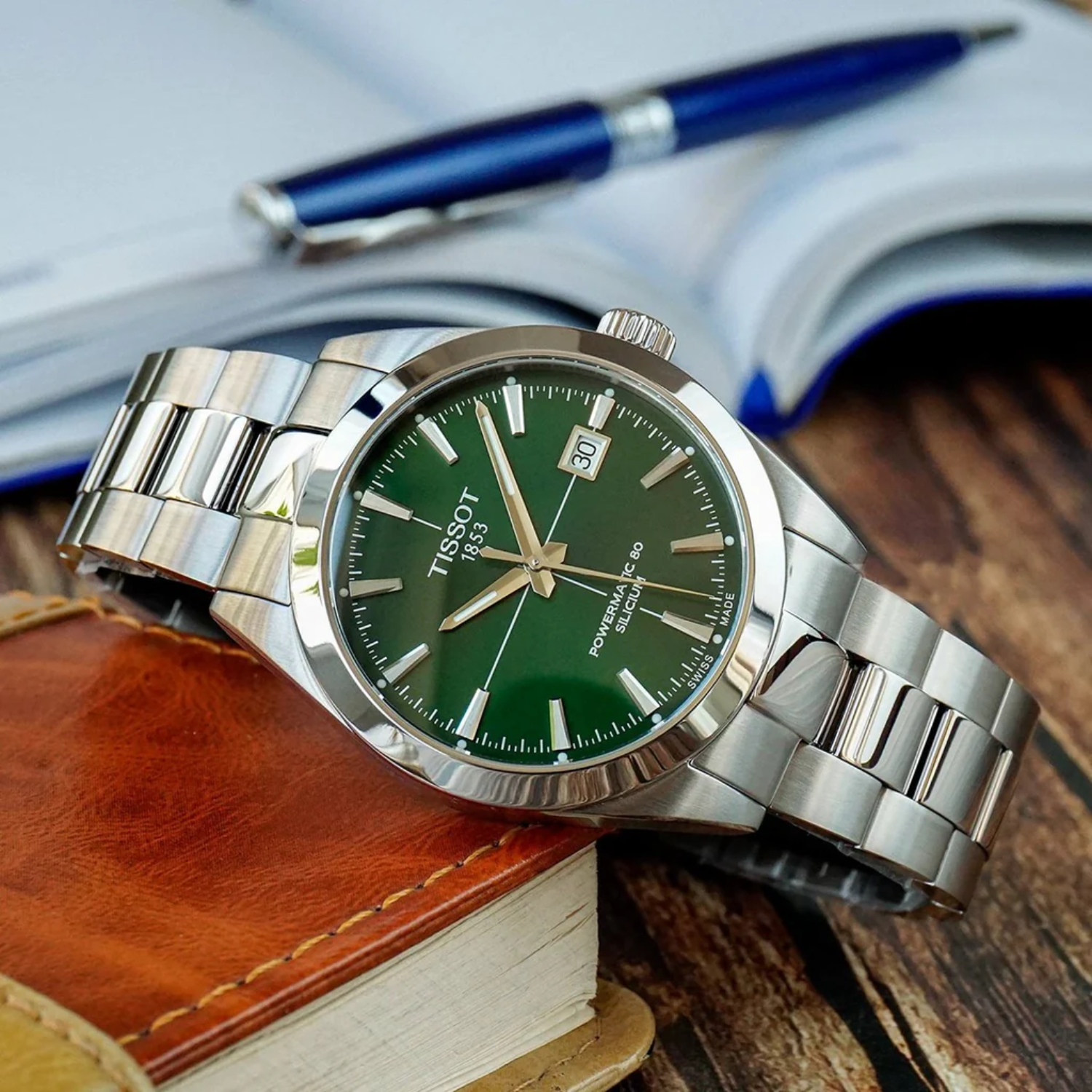 Tissot Gentleman Powermatic 80 Silicium Green 40mm