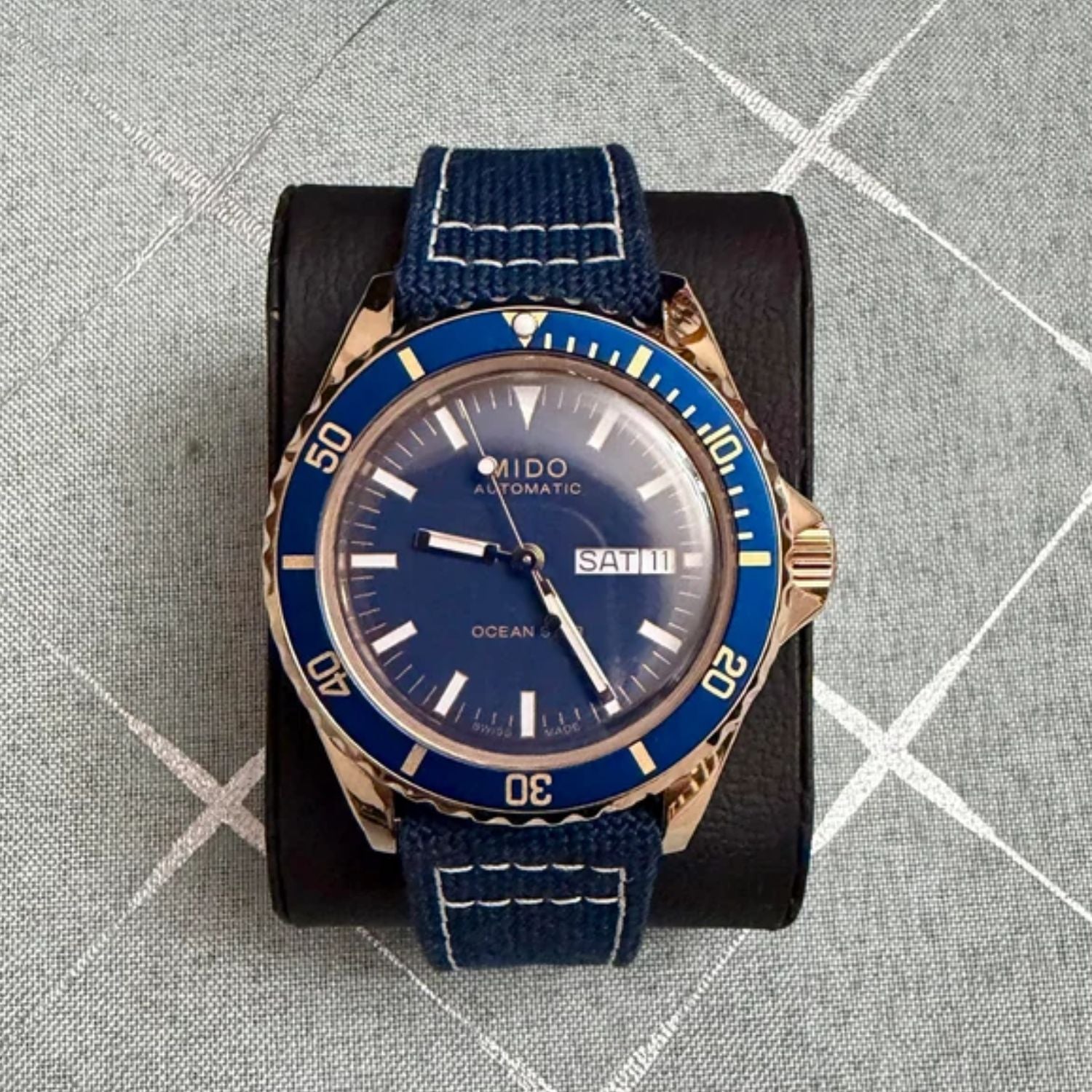 Mido Ocean Star Tribute Blue 40.5mm