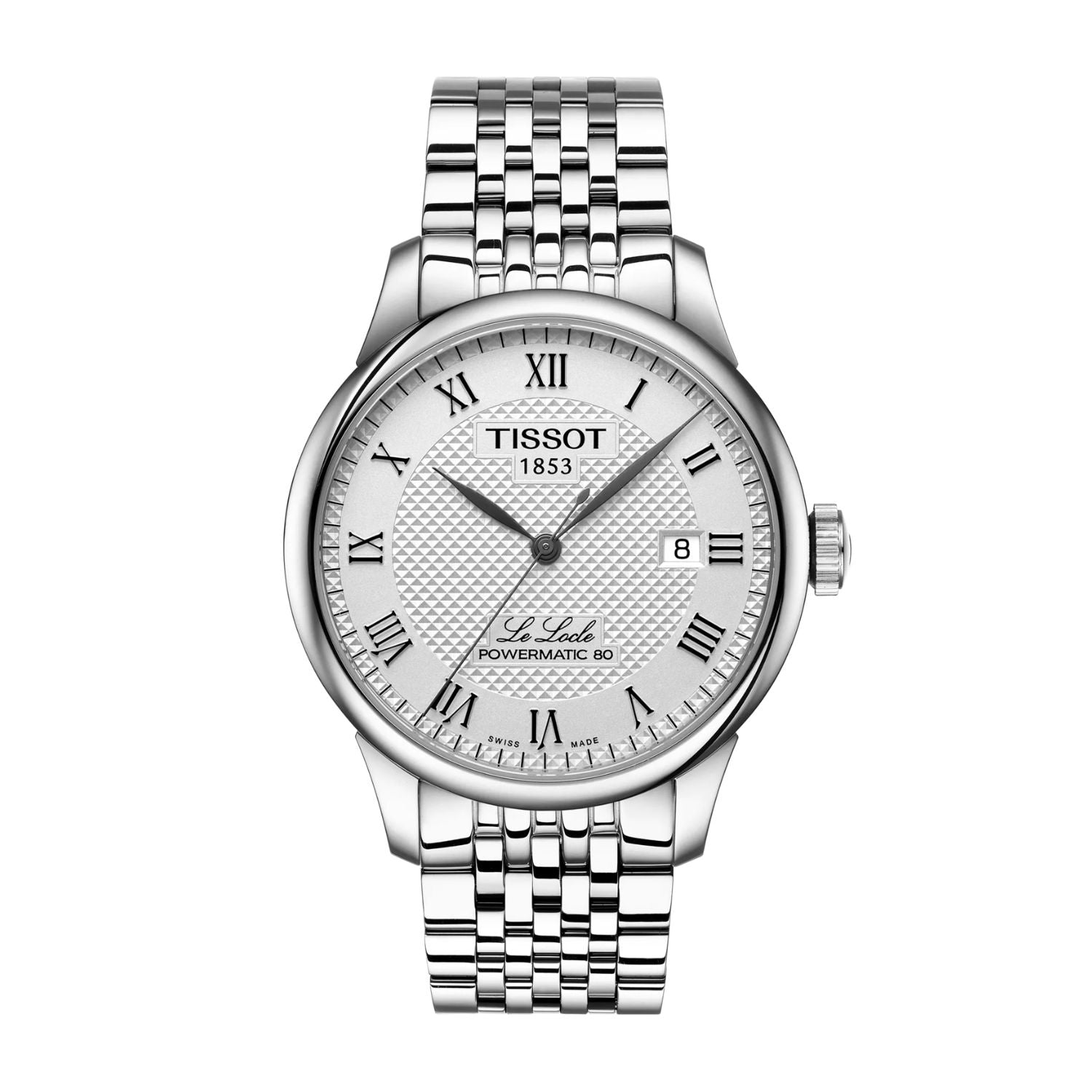 Tissot Le Locle Powermatic 80 White Bracelet 39mm